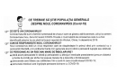 Măsurile de prevenire a infecției cu coronavirus în contextul epidemiologic actual